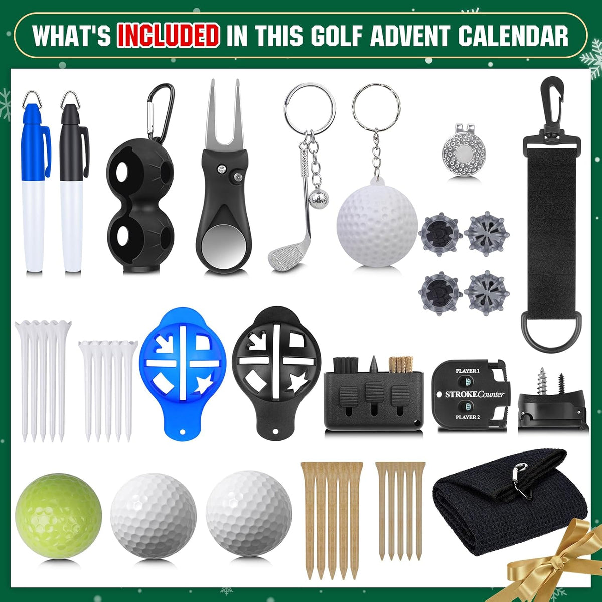 🎄 50% OFF ✨ Golf Advent Calendar 2026 – 24 Days of Golf Surprises & Christmas Fun