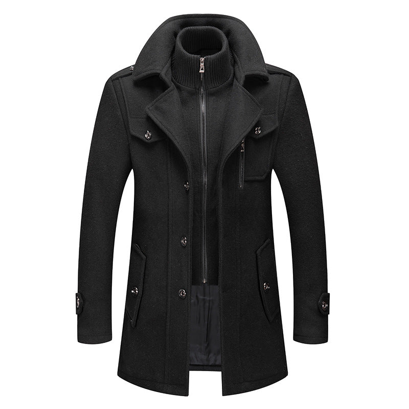 🔥 50% OFF ✨ Men’s Wool Blend Coat – Smart Business-Style Winter Outerwear