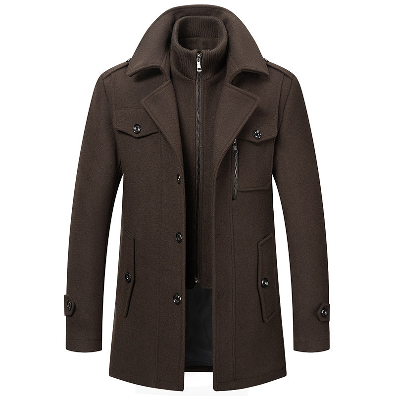 🔥 50% OFF ✨ Men’s Wool Blend Coat – Smart Business-Style Winter Outerwear
