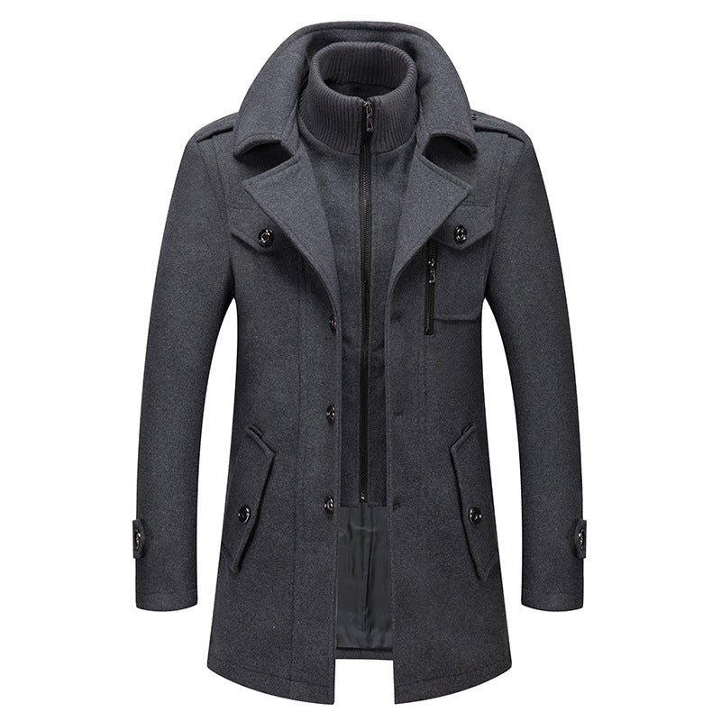 🔥 50% OFF ✨ Men’s Wool Blend Coat – Smart Business-Style Winter Outerwear