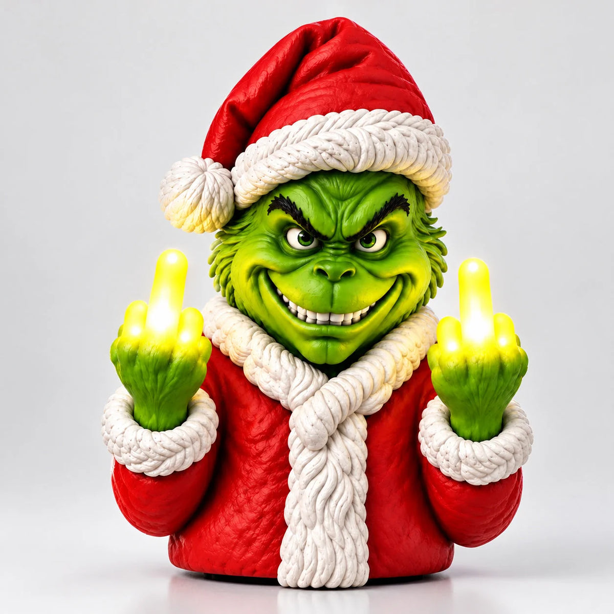 Green Mischief holiday LED wall light