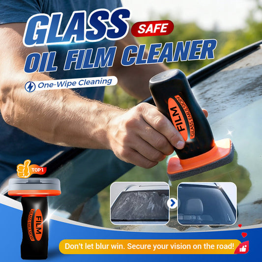 🔥 60% OFF | Windshield Oil Film Remover – One-Wipe Glass Cleaner