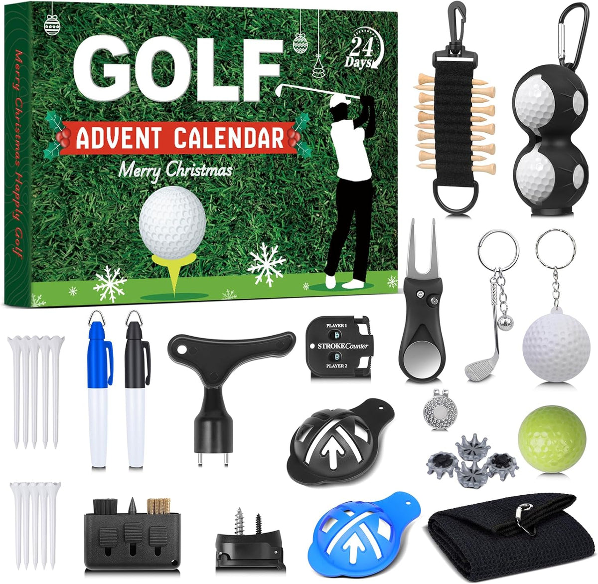 🎄 50% OFF ✨ Golf Advent Calendar 2026 – 24 Days of Golf Surprises & Christmas Fun