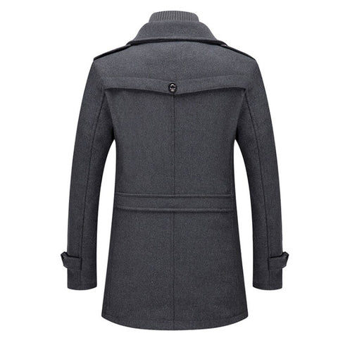 🔥 50% OFF ✨ Men’s Wool Blend Coat – Smart Business-Style Winter Outerwear