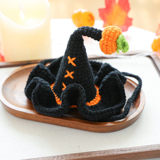 🎃 65% OFF ✨ Pumpkin Witch Hat Pet Collar