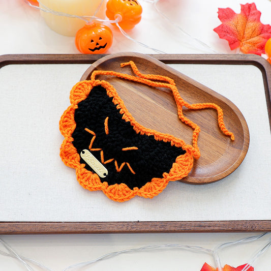🎃 65% OFF ✨ Spider Web Knit Pet Collar