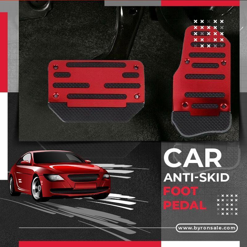🚗 50% OFF | Car Anti-Skid Pedal Covers – No-Drill Grip Set for Manual & Automatic Cars