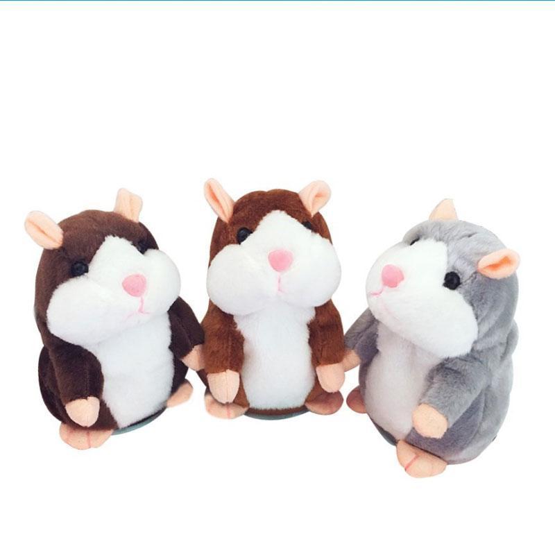🐹 Last Day Special Price £9.99! Free Shipping！✨Talking Hamster Plush – repeats whatever you say, auto head-shaking, hilarious fun for kids & adults.🎁
