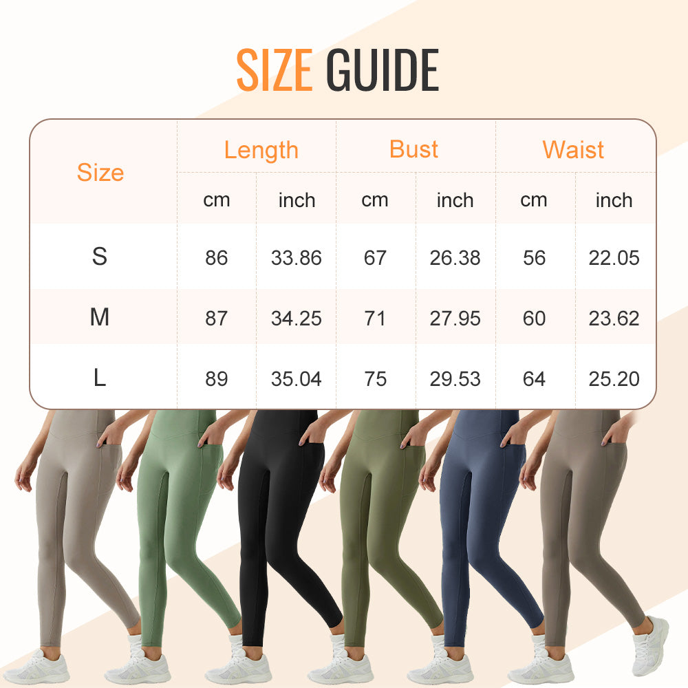 🔥 55% OFF ✨ Women’s High-Waist Yoga Leggings – High Stretch, Seamless Feel & Ankle Length