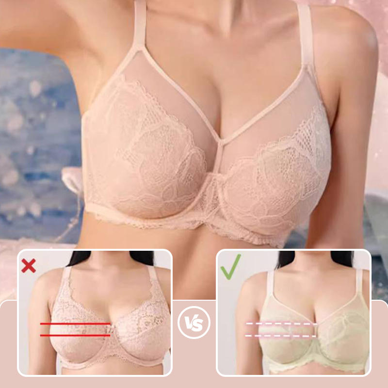 🔥 50% OFF ✨ Women’s Full-Cup Lace Support Bra – Lift, Side Support & All-Day Comfort