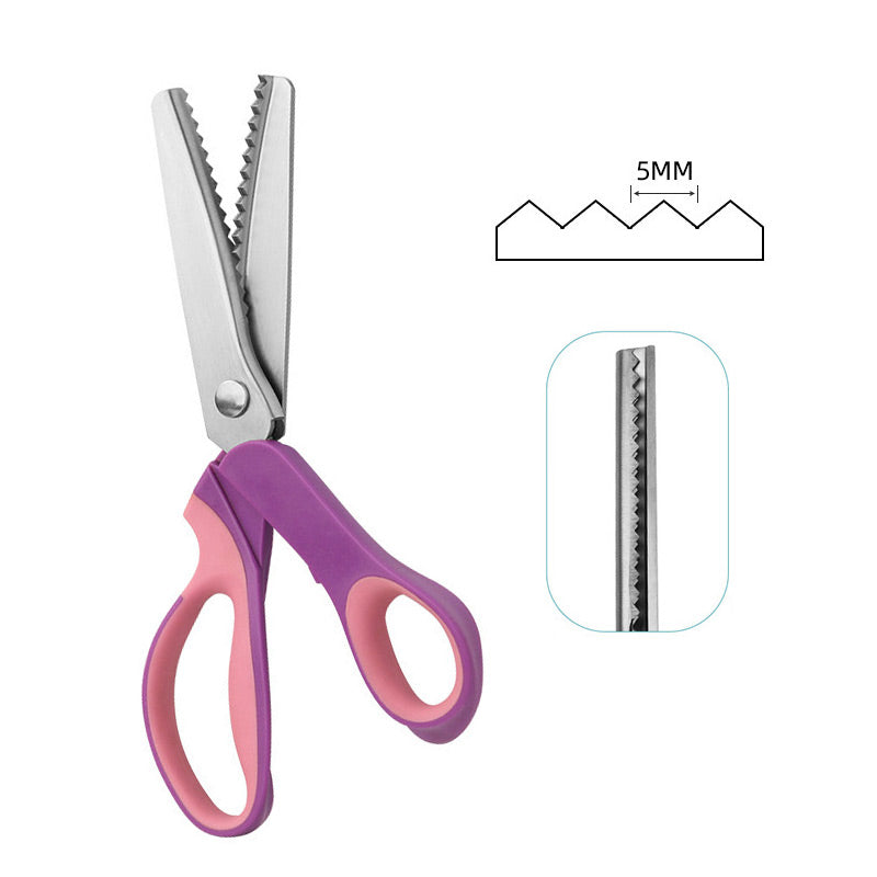 🔥 50% OFF ✨ Multipurpose Pinking Shears – Zigzag Fabric & Craft Scissors