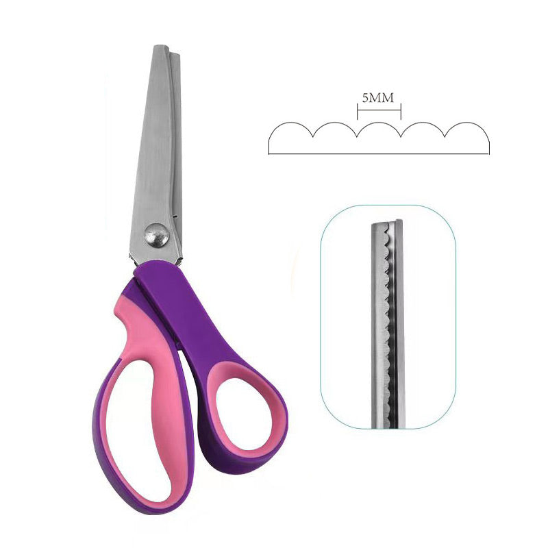 🔥 50% OFF ✨ Multipurpose Pinking Shears – Zigzag Fabric & Craft Scissors