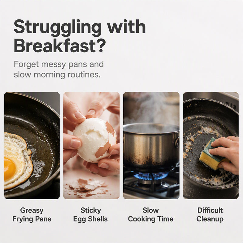 🔥 50% OFF ✨ Microwave Egg Cooker with Lid – Dual Egg Tray & Quick Breakfast Prep