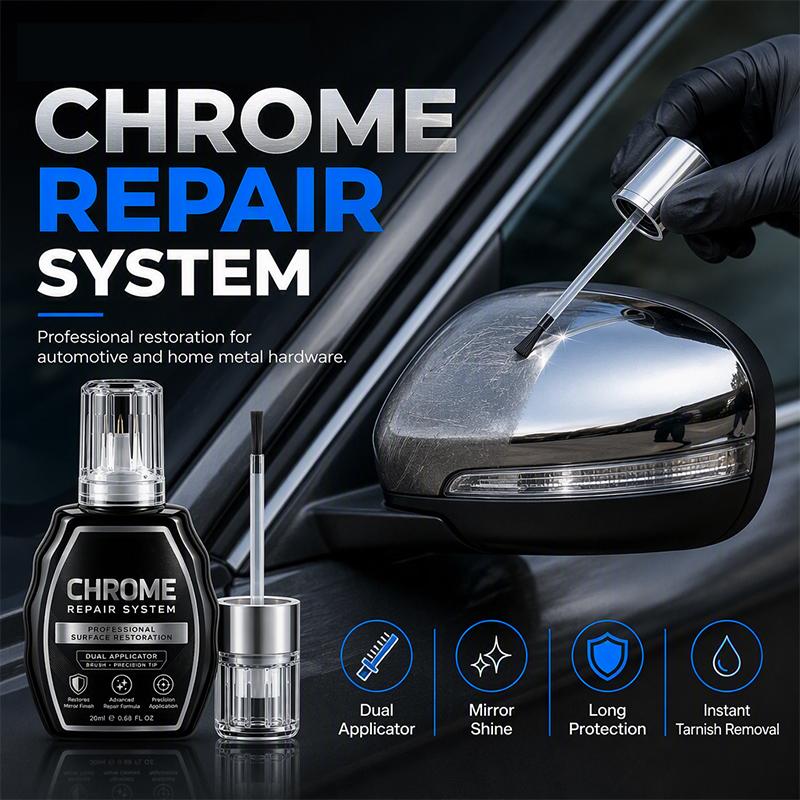 🔥 50% OFF ✨ Professional Chrome Repair Pen – Metal Polish & Restoration Liquid, 20ml