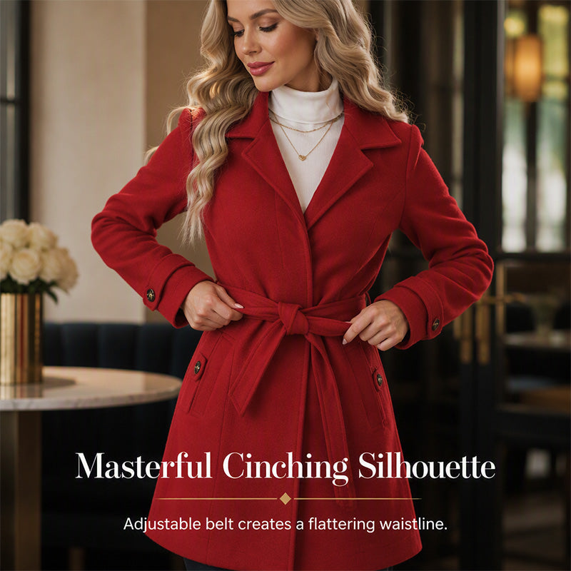 🔥 50% OFF ✨ Women’s Single-Breasted Slim Coat – Chic Fall & Winter Outerwear