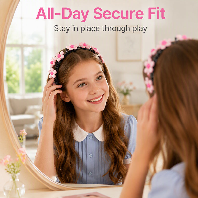 ✨ VANADAILY PICK ✨ Cartoon Braiding Headband for Girls – Cute Hair Accessory