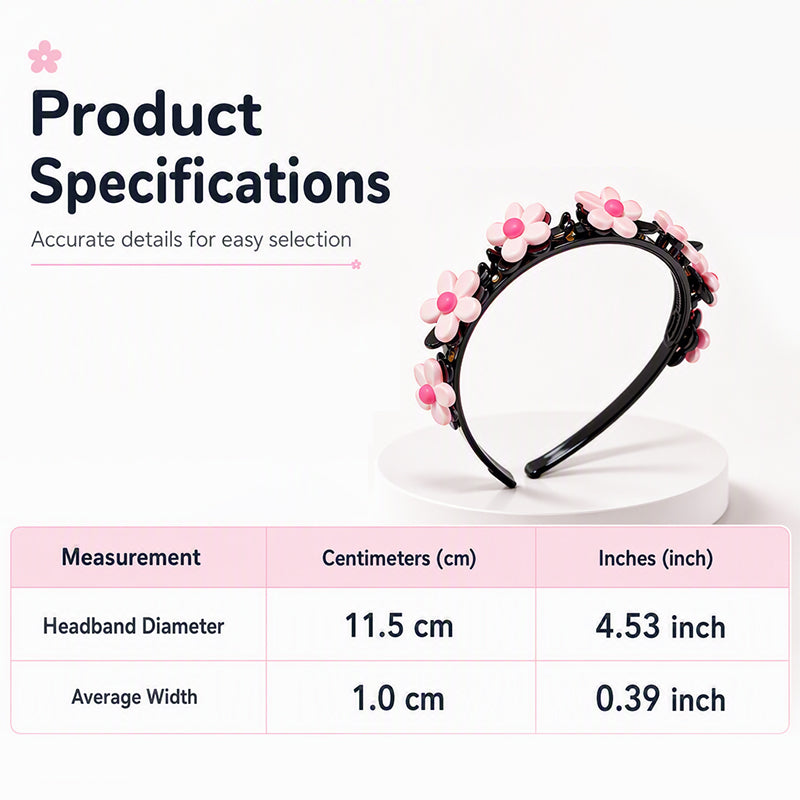 ✨ VANADAILY PICK ✨ Cartoon Braiding Headband for Girls – Cute Hair Accessory