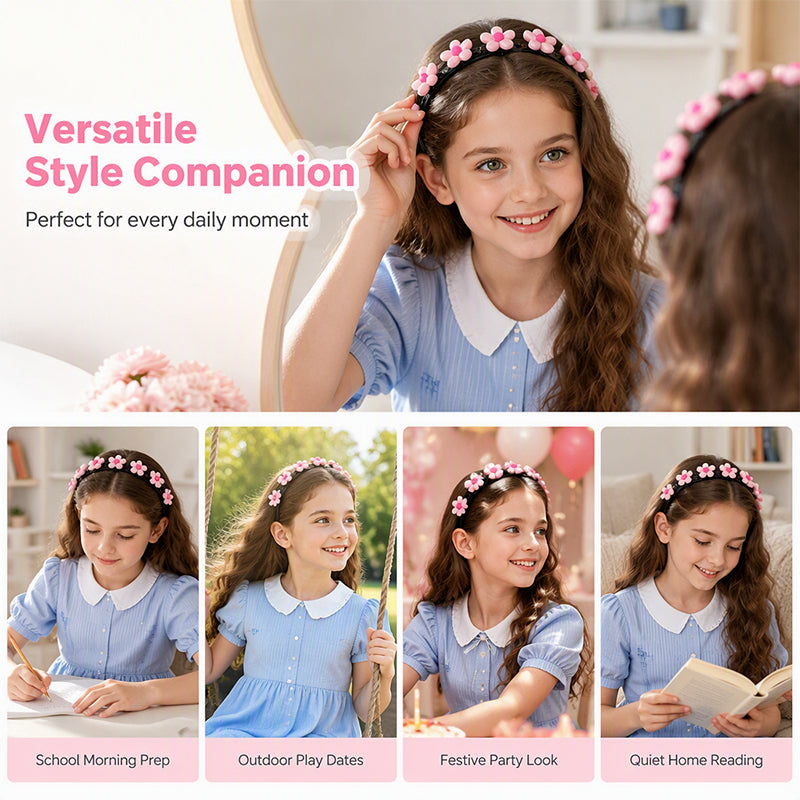 ✨ VANADAILY PICK ✨ Cartoon Braiding Headband for Girls – Cute Hair Accessory
