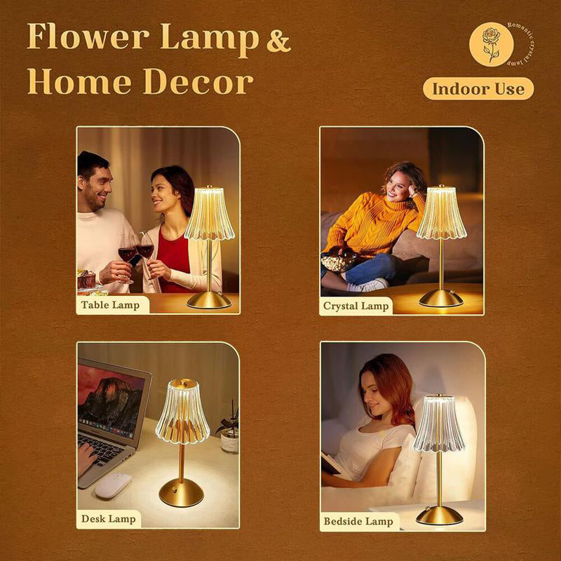 🔥 50% OFF ✨ Retro Rechargeable Table Lamp – Touch Dimming, 3 Light Tones & Cordless Design