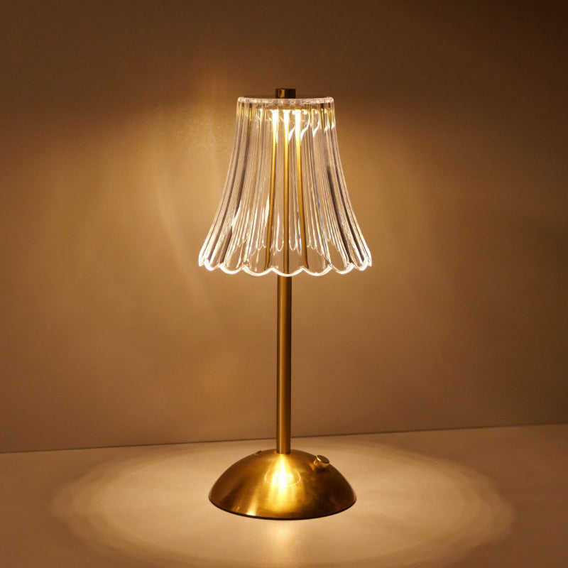 🔥 50% OFF ✨ Retro Rechargeable Table Lamp – Touch Dimming, 3 Light Tones & Cordless Design