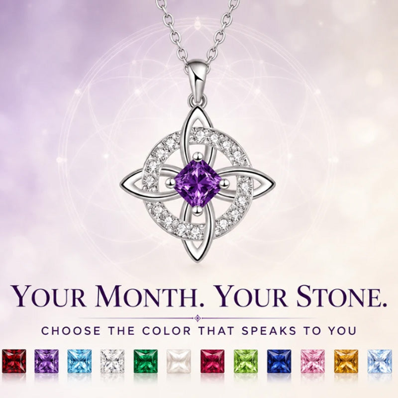🔥 50% OFF ✨ Celtic Witch Knot Pendant Necklace – Elegant Symbolic Jewellery