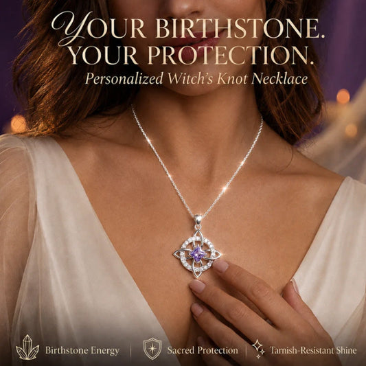 🔥 50% OFF ✨ Celtic Witch Knot Pendant Necklace – Elegant Symbolic Jewellery