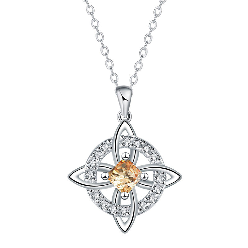 🔥 50% OFF ✨ Celtic Witch Knot Pendant Necklace – Elegant Symbolic Jewellery