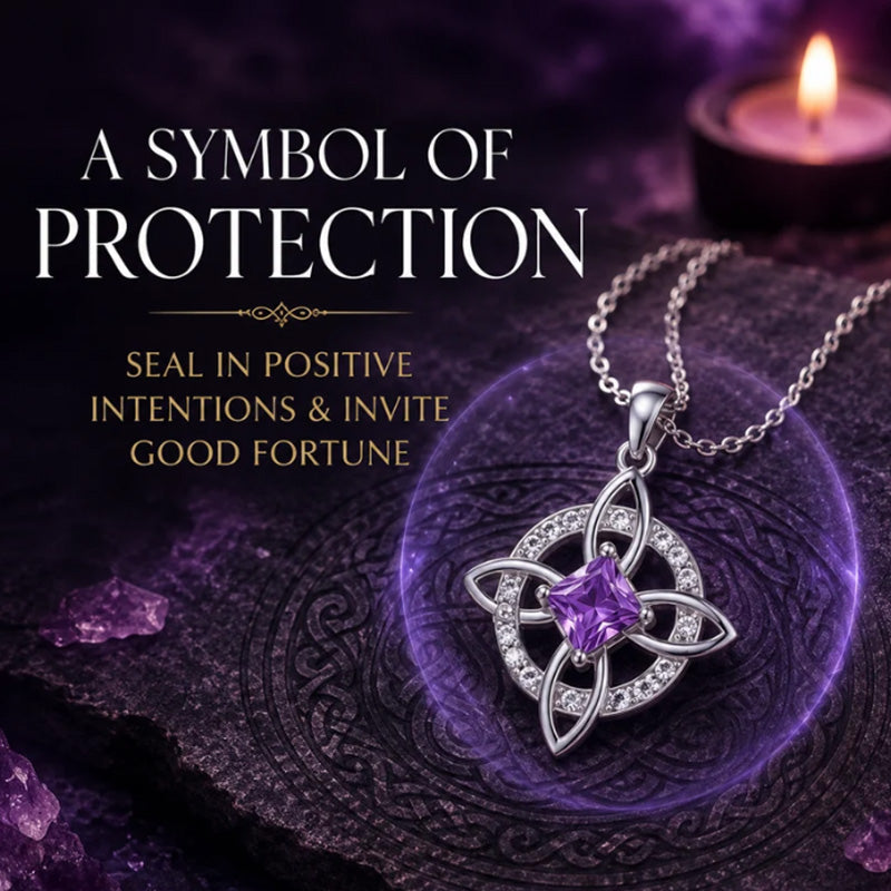 🔥 50% OFF ✨ Celtic Witch Knot Pendant Necklace – Elegant Symbolic Jewellery