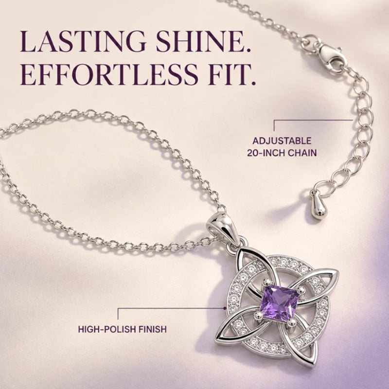 🔥 50% OFF ✨ Celtic Witch Knot Pendant Necklace – Elegant Symbolic Jewellery