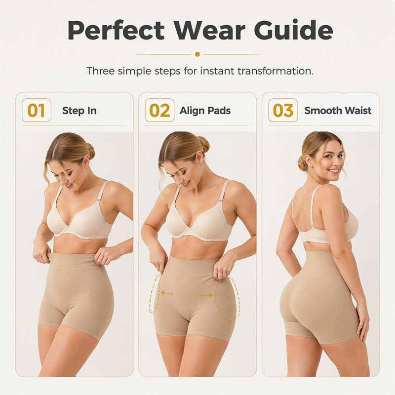 🔥 50% OFF ✨ Women’s High-Waist Shapewear Shorts – Smooth Fit & Tummy Control