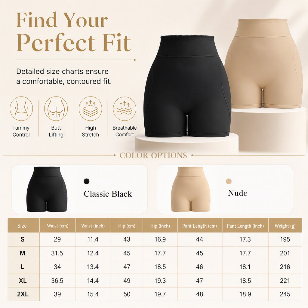 🔥 50% OFF ✨ Women’s High-Waist Shapewear Shorts – Smooth Fit & Tummy Control