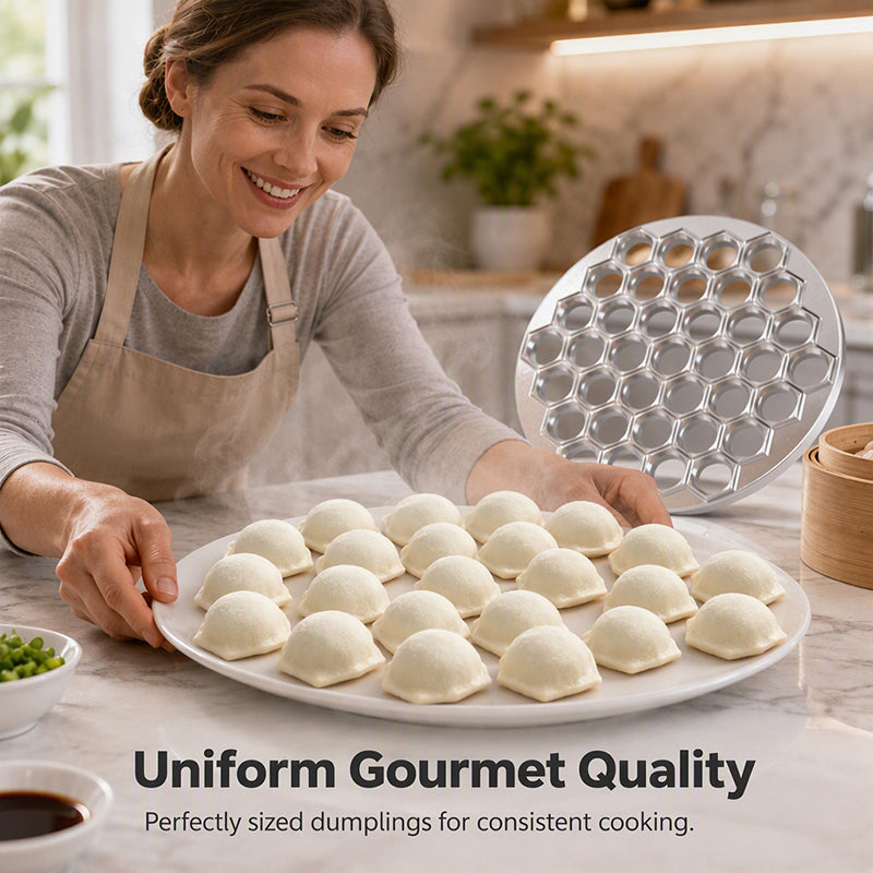 🔥 50% OFF ✨ 37-Hole Quick Dumpling Maker – Make 37 Dumplings at Once