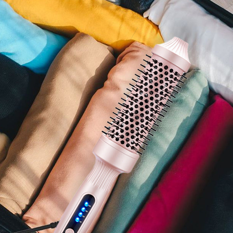 🔥 50% OFF ✨ 2-in-1 Volumizing Hair Styling Brush – Lift, Smooth & Style
