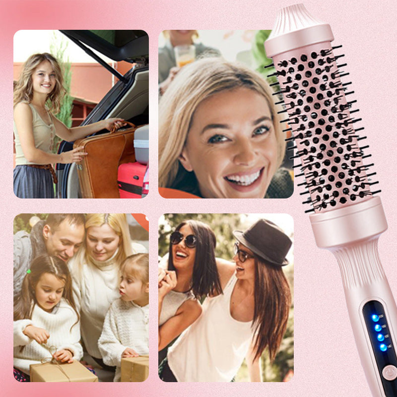🔥 50% OFF ✨ 2-in-1 Volumizing Hair Styling Brush – Lift, Smooth & Style