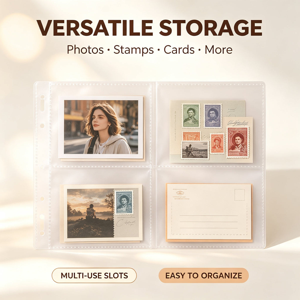 🔥 50% OFF ✨ Savings Wallet Organizer – 50-Page Cash, Card & Keepsake Binder