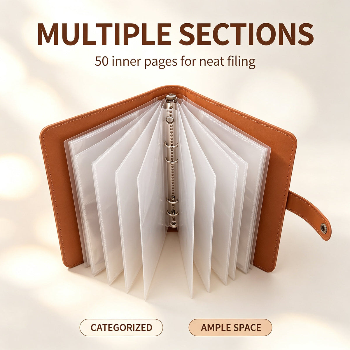 🔥 50% OFF ✨ Savings Wallet Organizer – 50-Page Cash, Card & Keepsake Binder