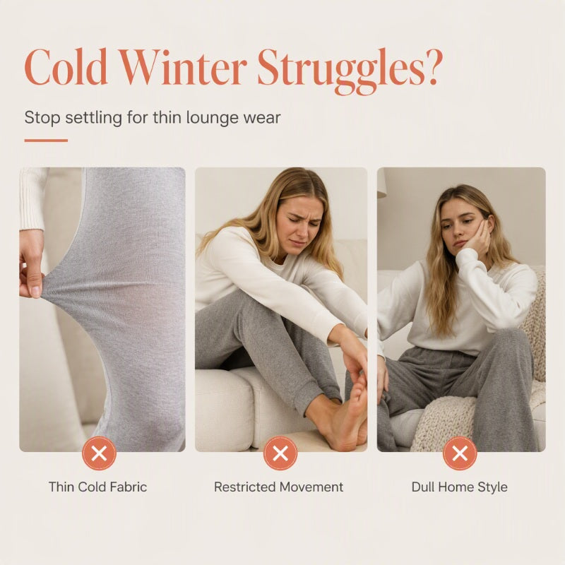 🔥 50% OFF | Women's Plush Plaid Wide-Leg Lounge Pants – Ultra-Soft & Cozy
