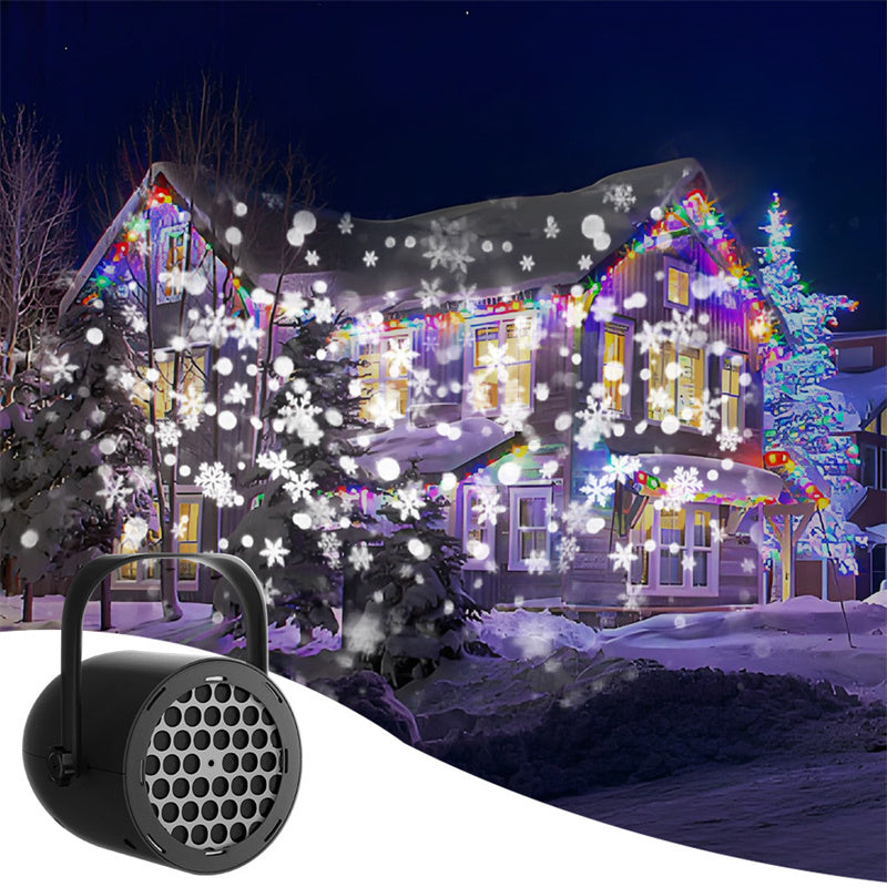 🎄 50% OFF | USB Christmas Projector Light – 16 Festive Holiday Patterns