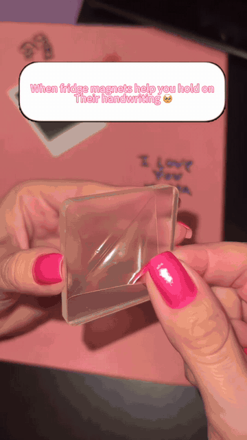 DIY acrylic fridge magnet demonstration